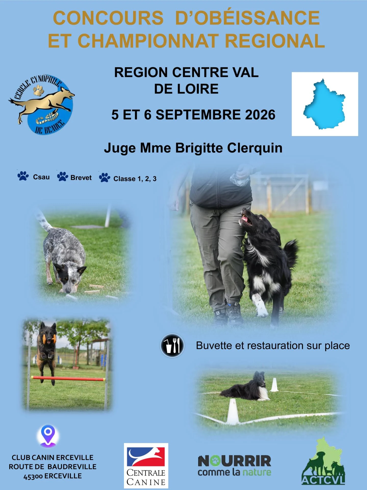 Affiche 1 concours et championnat 2026